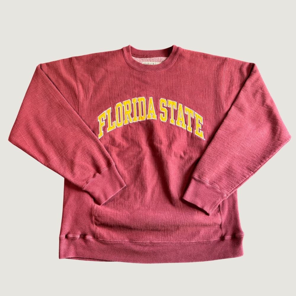 Steve and Barrys Sweatshirt M Maroon Florida State Embroidered FSU Collegiate